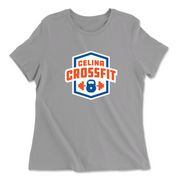 Womens 2X-Large SOLID_ATHETIC_GREY Relaxed Jersey T-Shirt