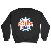 Mens 2X-Large BLACK Midweight Sweatshirt