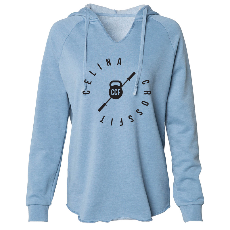 Womens 2X-Large MISTY_BLUE Hoodie