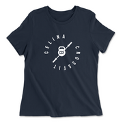 Womens 2X-Large NAVY Relaxed Jersey T-Shirt