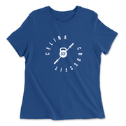 Womens 2X-Large TRUE_ROYAL Relaxed Jersey T-Shirt