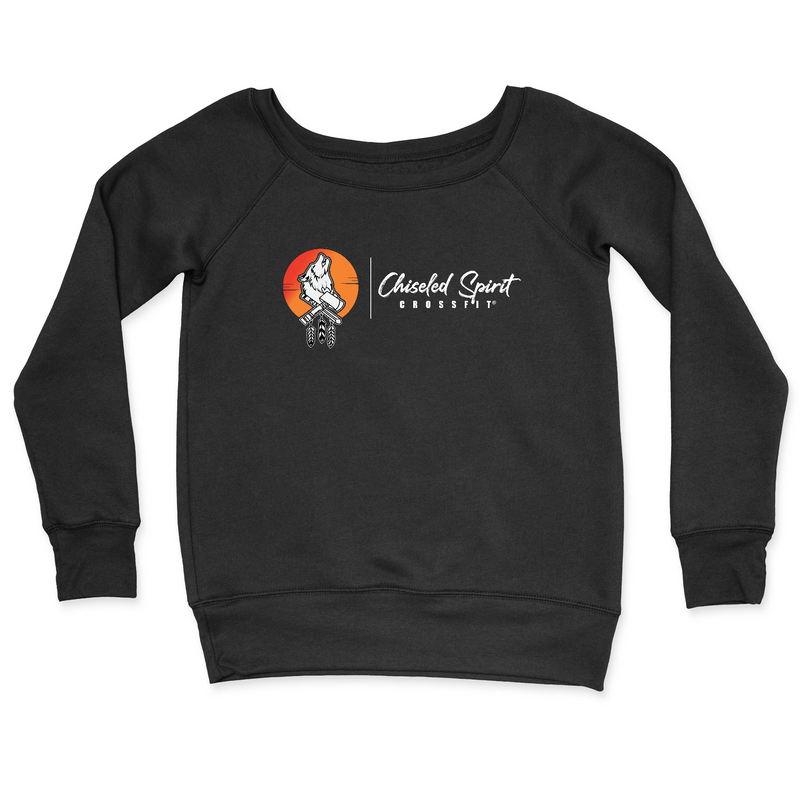 Womens 2X-Large BLACK CrewNeck