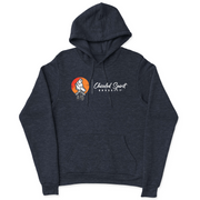 Mens 2X-Large NAVY_HEATHER Hooded T-Shirt