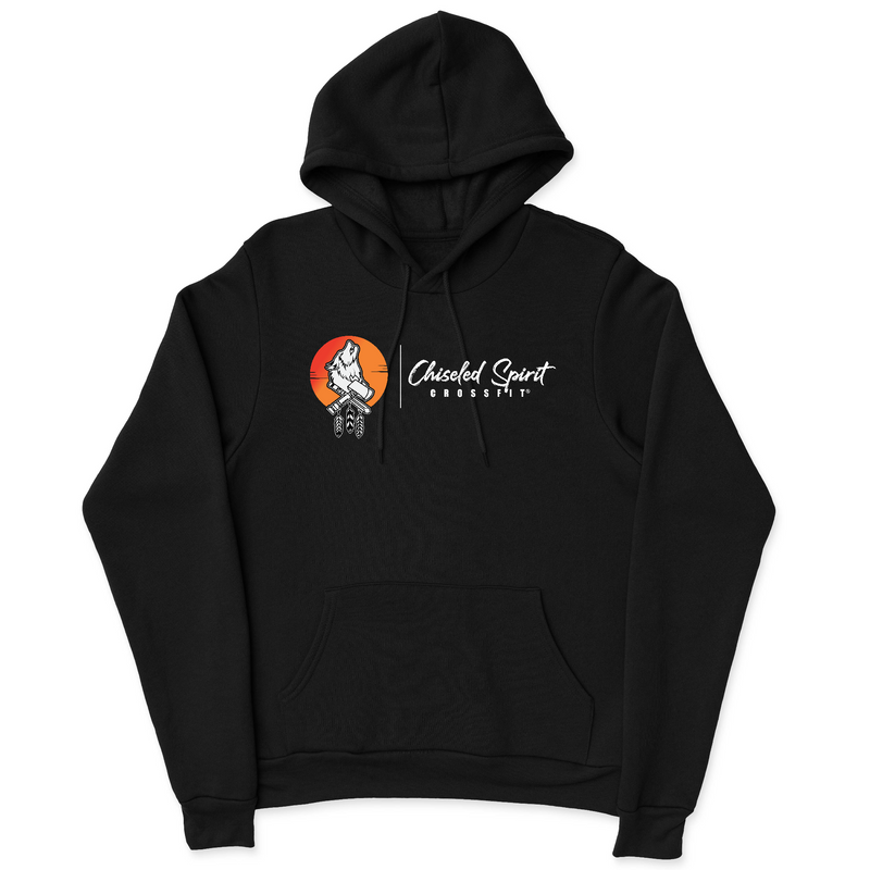 Mens 2X-Large BLACK Hooded T-Shirt