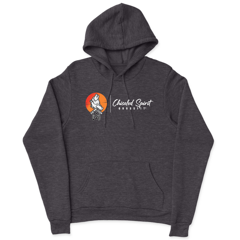 Mens 2X-Large CHARCOAL_HEATHER Hooded T-Shirt