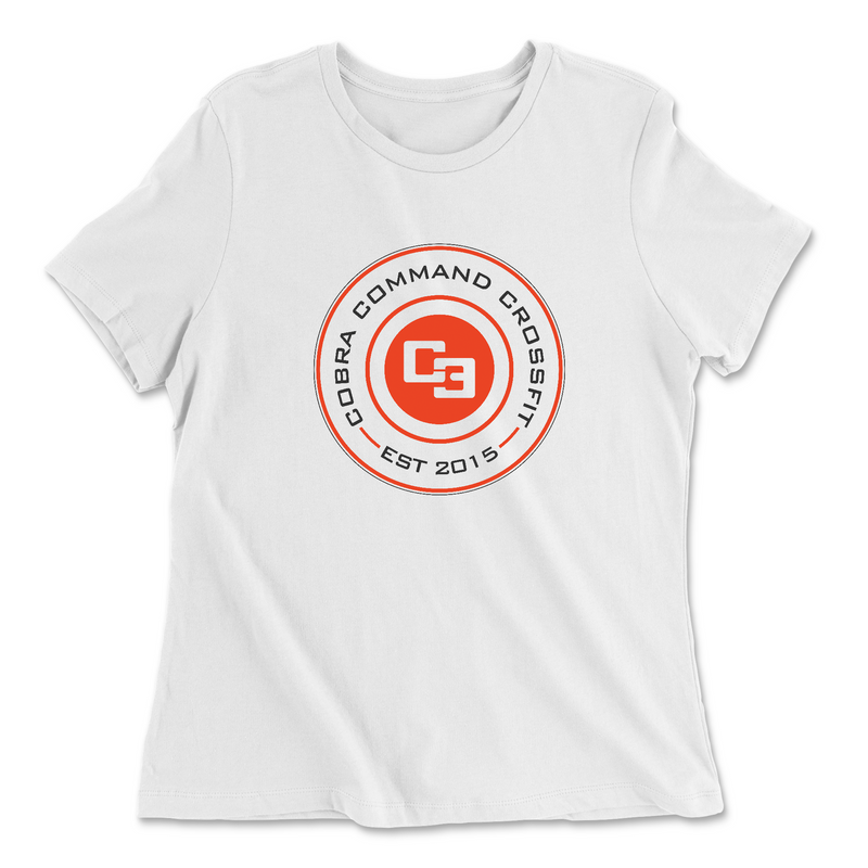 Womens 2X-Large WHITE Relaxed Jersey T-Shirt