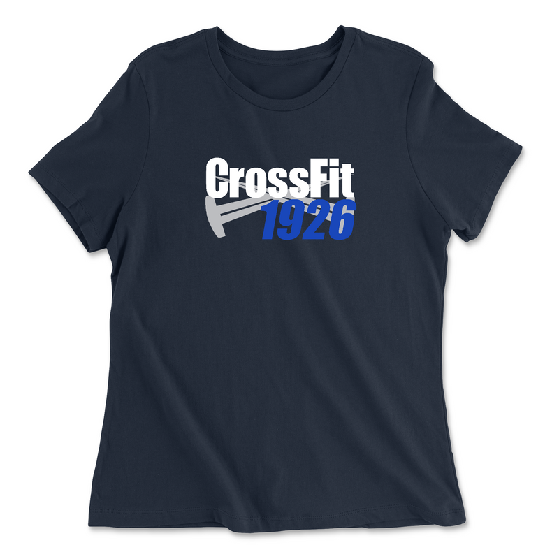 Womens 2X-Large NAVY Relaxed Jersey T-Shirt