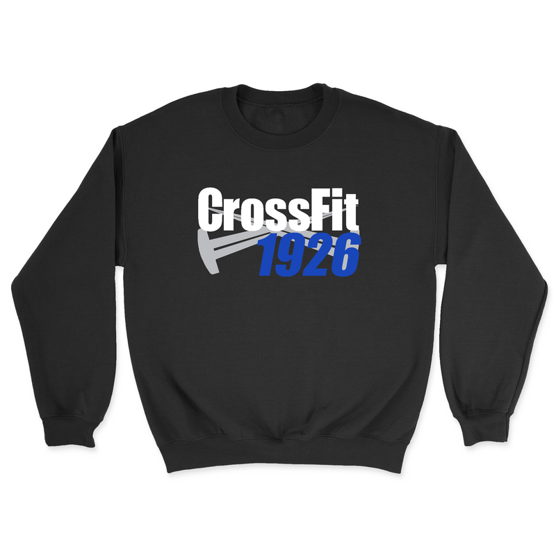 Mens 2X-Large BLACK Midweight Sweatshirt