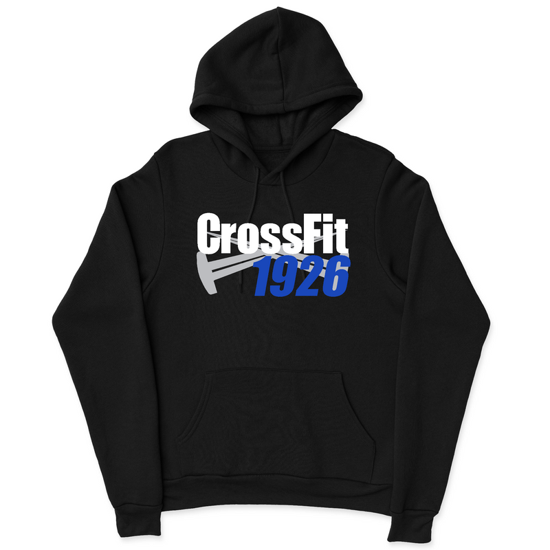 Mens 2X-Large BLACK Hooded T-Shirt