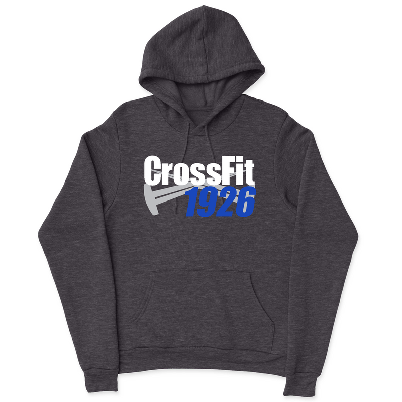 Mens 2X-Large CHARCOAL_HEATHER Hooded T-Shirt