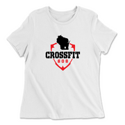 Womens 2X-Large WHITE Relaxed Jersey T-Shirt
