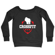 Womens 2X-Large BLACK CrewNeck