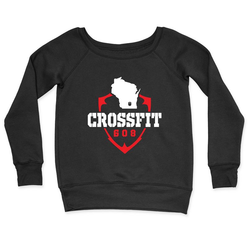 Womens 2X-Large BLACK CrewNeck