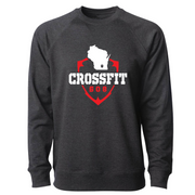Mens 2X-Large CHARCOAL_HEATHER CrewNeck