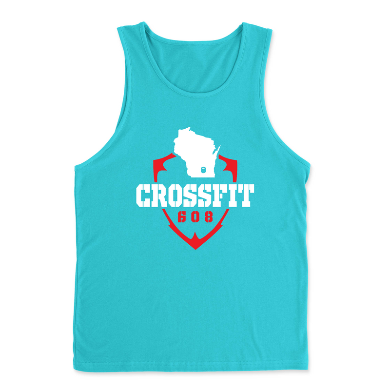 Mens 2X-Large TAHITI_BLUE Tank Top