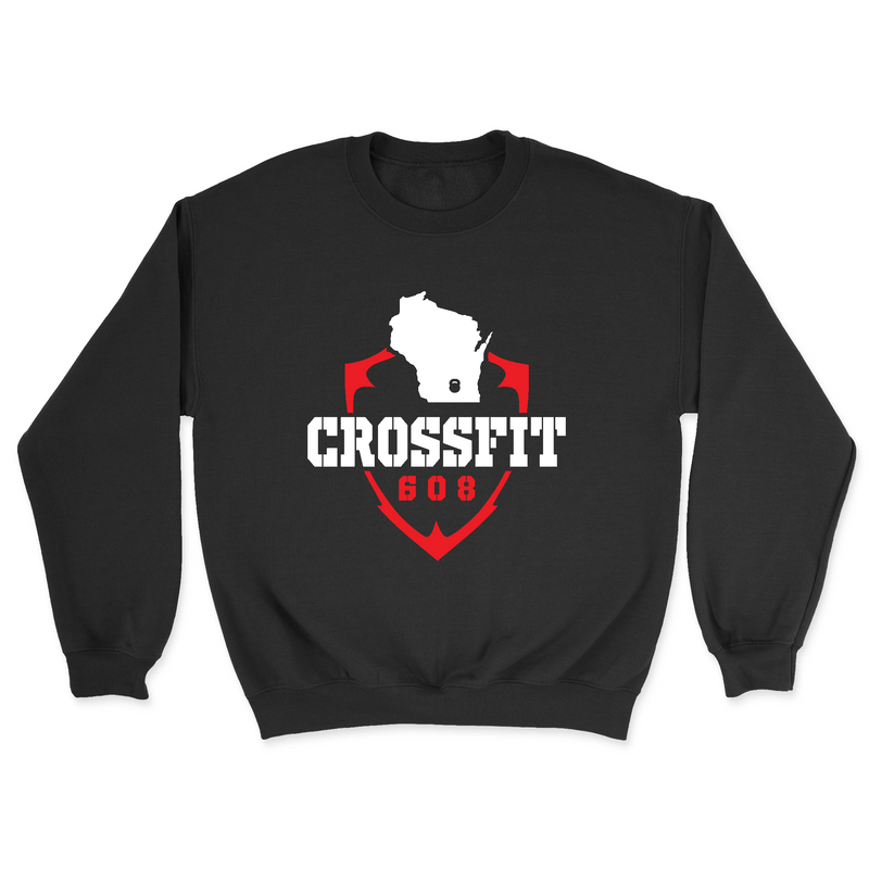 Mens 2X-Large BLACK Midweight Sweatshirt