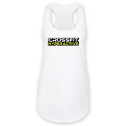 Womens 2X-Large White Tank Top (Front Print Only)