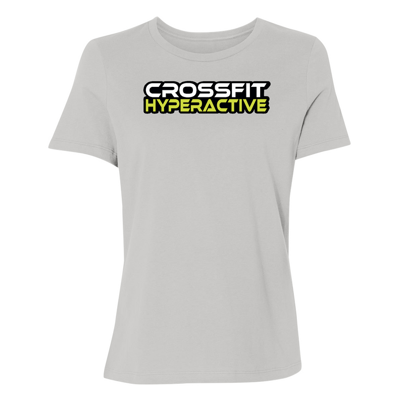 Womens 2X-Large Solid Athletic Grey T-Shirt