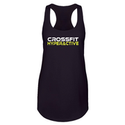 Womens 2X-Large Black Tank Top (Front Print Only)