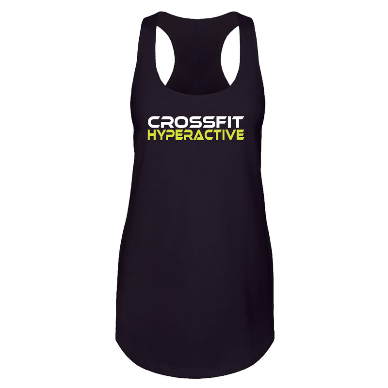 Womens 2X-Large Black Tank Top (Front Print Only)