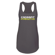 Womens 2X-Large Dark Gray Tank Top (Front Print Only)