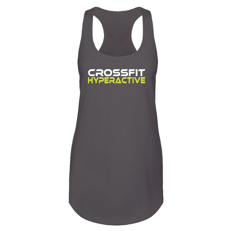 Womens 2X-Large Dark Gray Tank Top (Front Print Only)
