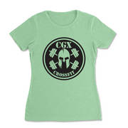 Womens 2X-Large APPLE_GREEN T-Shirt