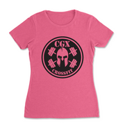 Womens 2X-Large HOT_PINK T-Shirt