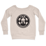 Womens 2X-Large BONE CrewNeck