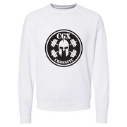 Mens 2X-Large WHITE CrewNeck