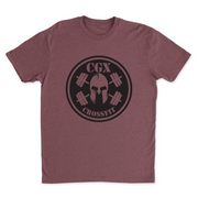 Mens 2X-Large HEATHER_MAROON T-Shirt