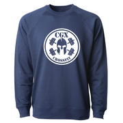 Mens 2X-Large INDIGO CrewNeck