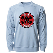 Mens 2X-Large MISTY_BLUE CrewNeck