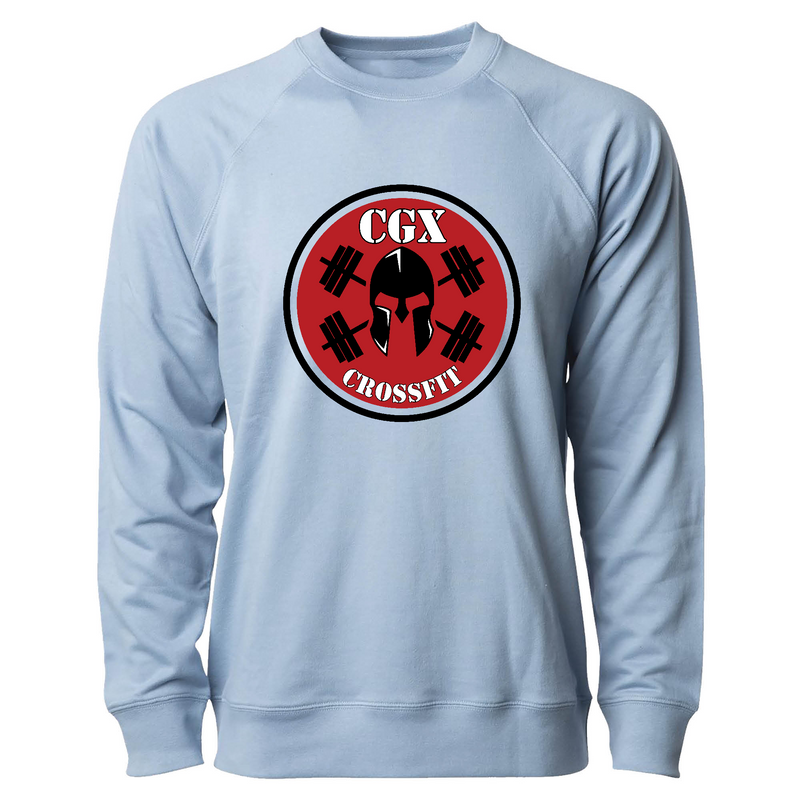 Mens 2X-Large MISTY_BLUE CrewNeck