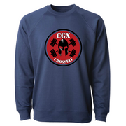 Mens 2X-Large INDIGO CrewNeck