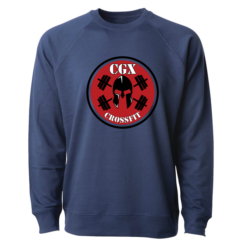 Mens 2X-Large INDIGO CrewNeck