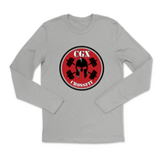 Mens 2X-Large HEATHER_GRAY Long Sleeve