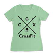 Womens 2X-Large APPLE_GREEN T-Shirt