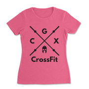 Womens 2X-Large HOT_PINK T-Shirt