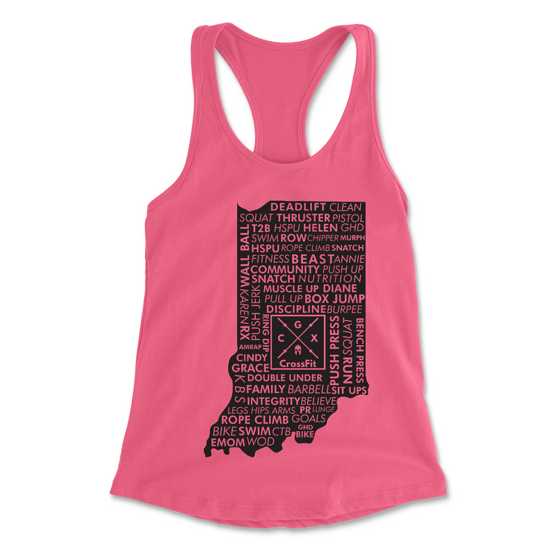 Womens 2X-Large HOT_PINK Tank Top