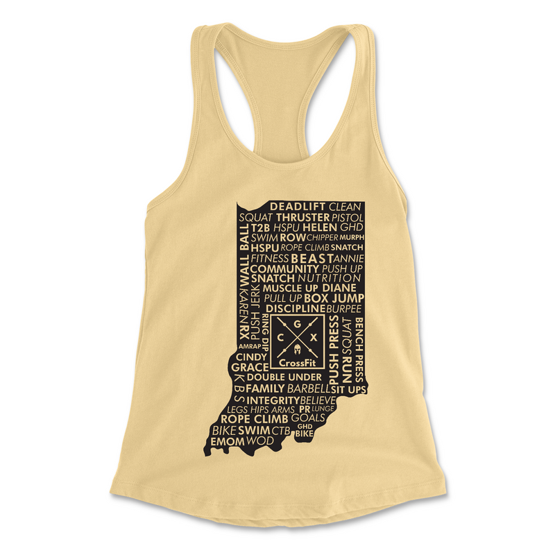 Womens 2X-Large BANANA_CREAM Tank Top