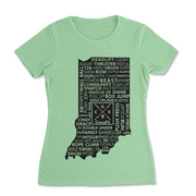 Womens 2X-Large APPLE_GREEN T-Shirt
