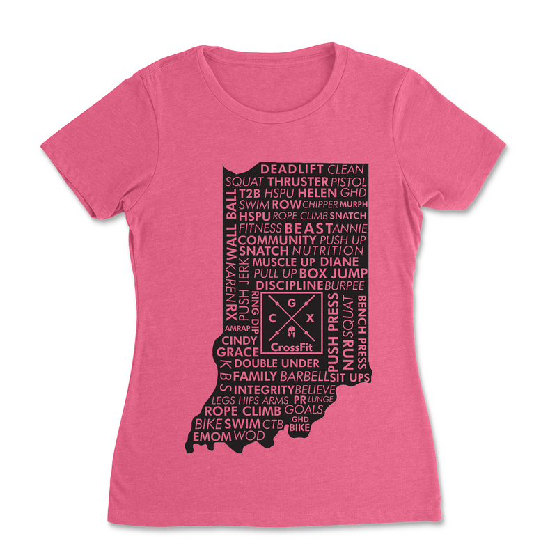 Womens 2X-Large HOT_PINK T-Shirt