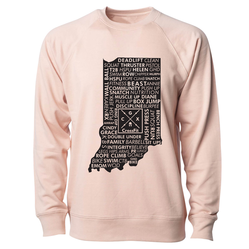 Mens 2X-Large ROSE CrewNeck