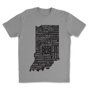 Mens 2X-Large DARK_HEATHER_GREY T-Shirt