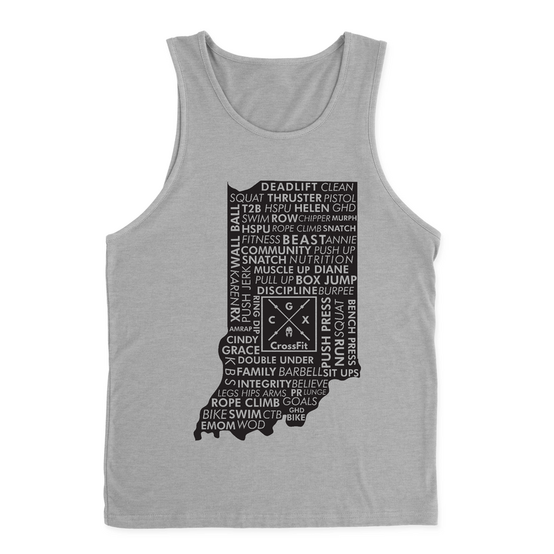 Mens 2X-Large HEATHER_GRAY Tank Top