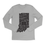 Mens 2X-Large HEATHER_GRAY Long Sleeve