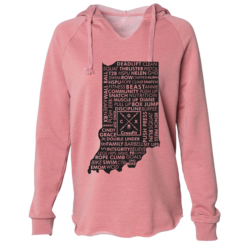 Womens 2X-Large DUSTY_ROSE Hoodie