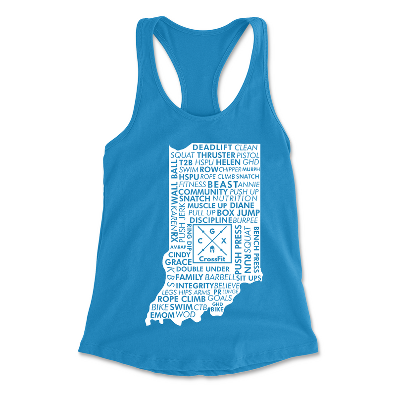Womens 2X-Large TURQUOSE Tank Top