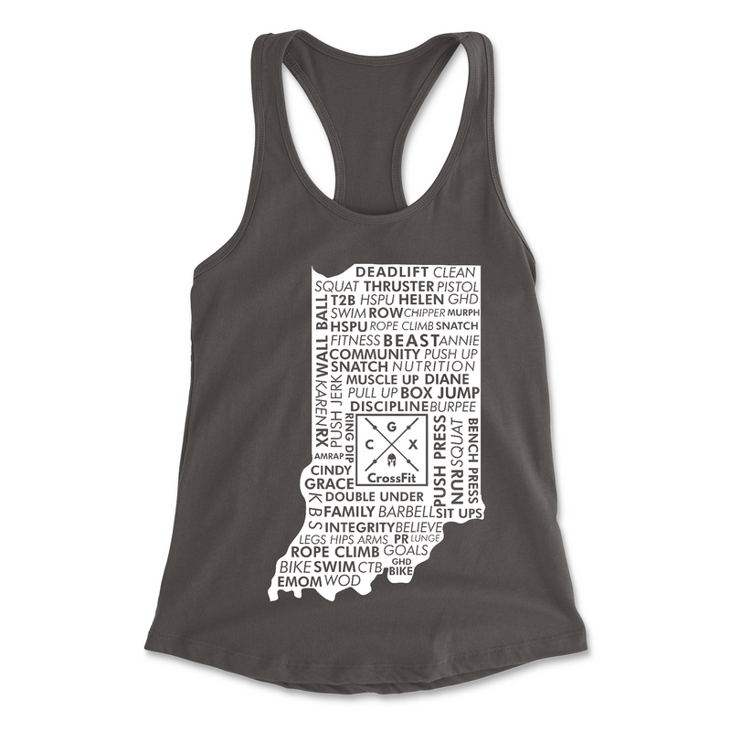 Womens 2X-Large DARK_GRAY Tank Top